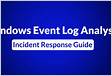 Windows Event Log Analysis Incident Response Guid